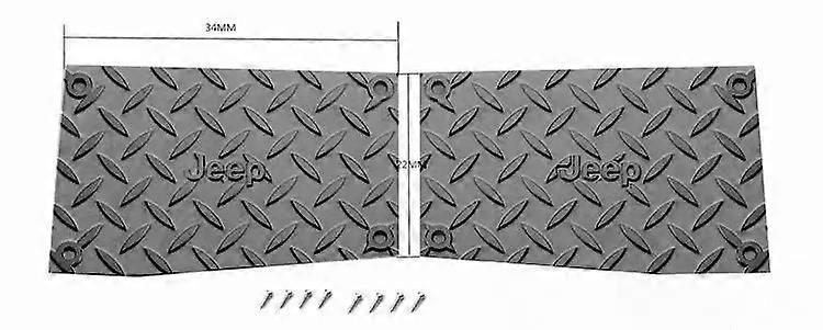 AXIAL SCX10 III Wrangler hood decorative plate A-pillar side corner anti-scratch