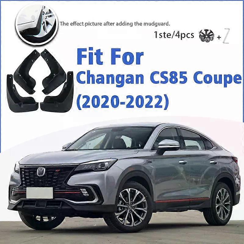 High qualityMudguard For Changan CS85 Coupe 2020-2022 Front Rear 4pcs Mudflaps Mudguards Car Accessories Auto Styline Splash Guard Fender