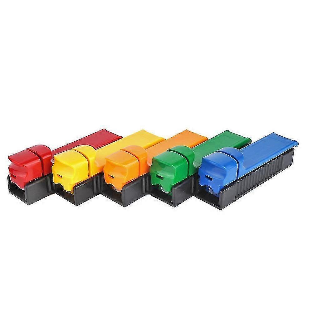 Cigarette Rolling Machine, Manual Cigarette Roller Tube Tobacco Maker Hand Operation - Rolling Tobacco Injector/filler(5pcs, Random Color)