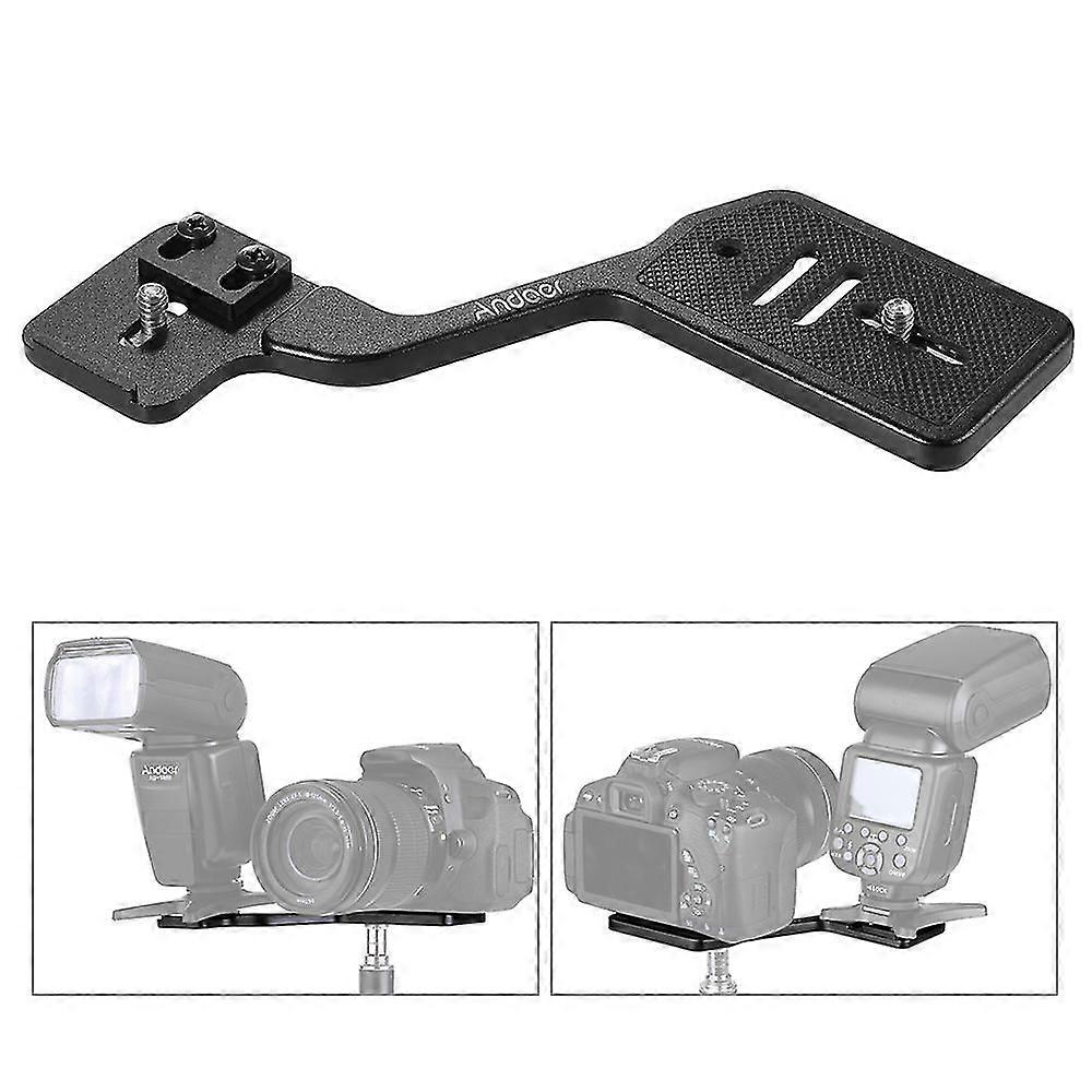 Universal Aluminum Bracket Mount Holder For Camera Speedlite Flash Light