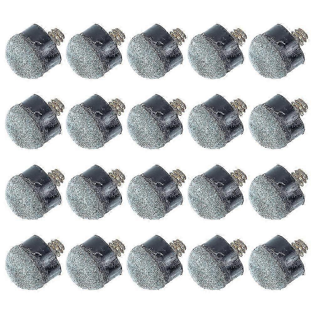 20 Pcs Pool Table Accessories Screw Tips Billiard Cue Tip Head Pool Cue Tips Replacement Screw Pool Cue Tips