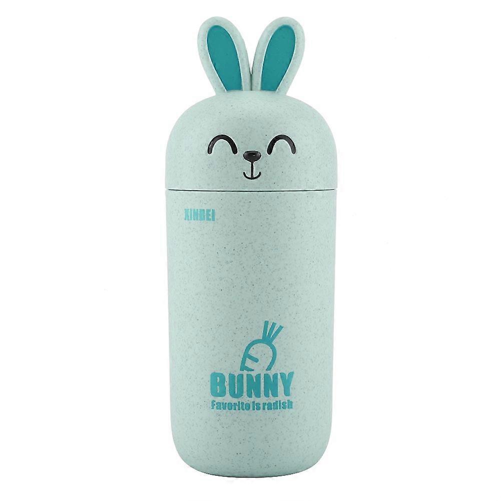 Stylish and practical straw rabbit shaped water bottle