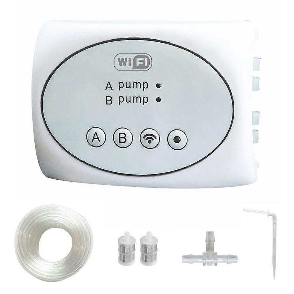 WiFi Water Timer Fernbedienung Topfpflanze Smart Bewässerungssystem mit 10m Wasserleitung + 15 Strahlern