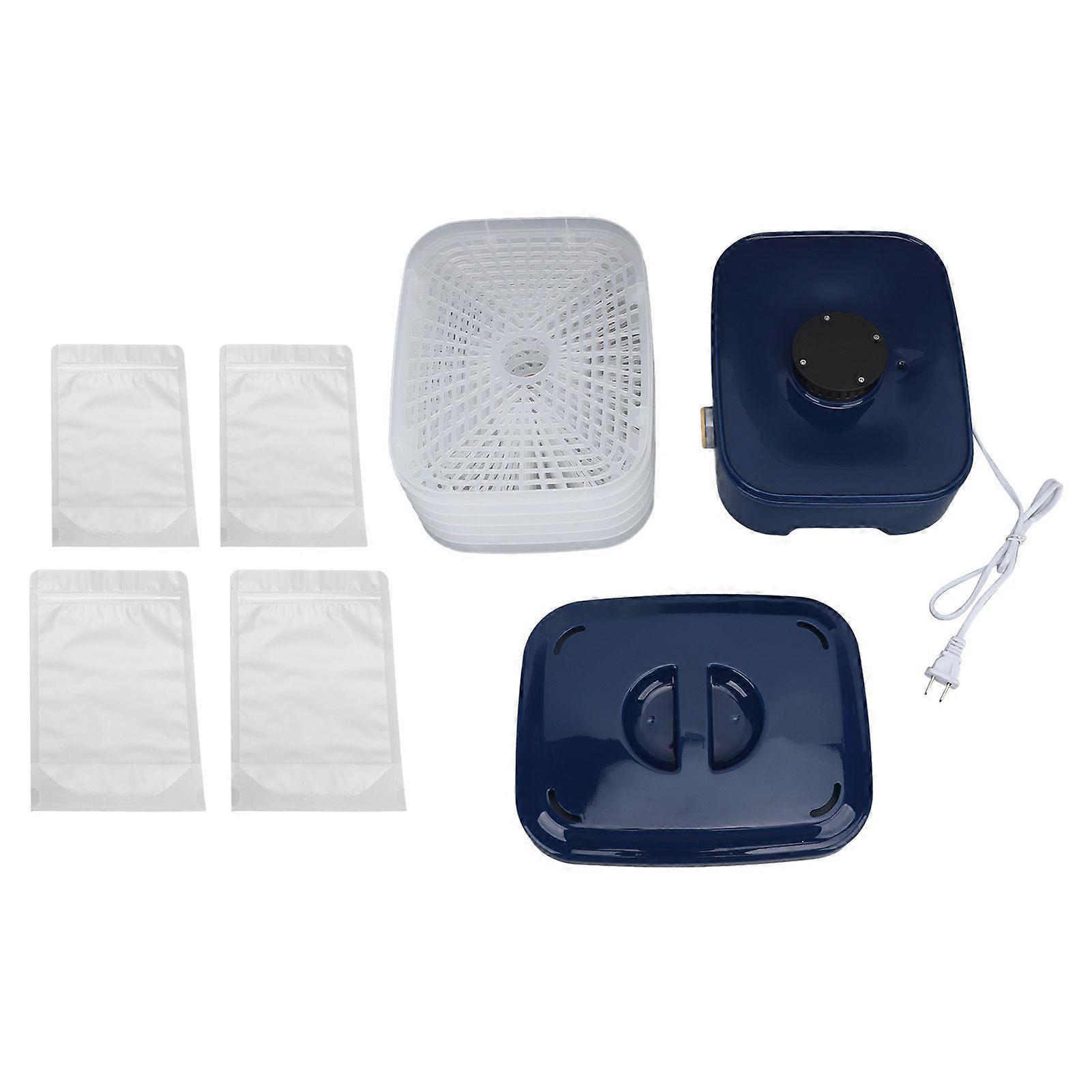 Food Dehydrator Machine Multifunctional 5 Tray 160W Efficient Dewatering Safe Fruit Dehydrator for Meat Veggies
