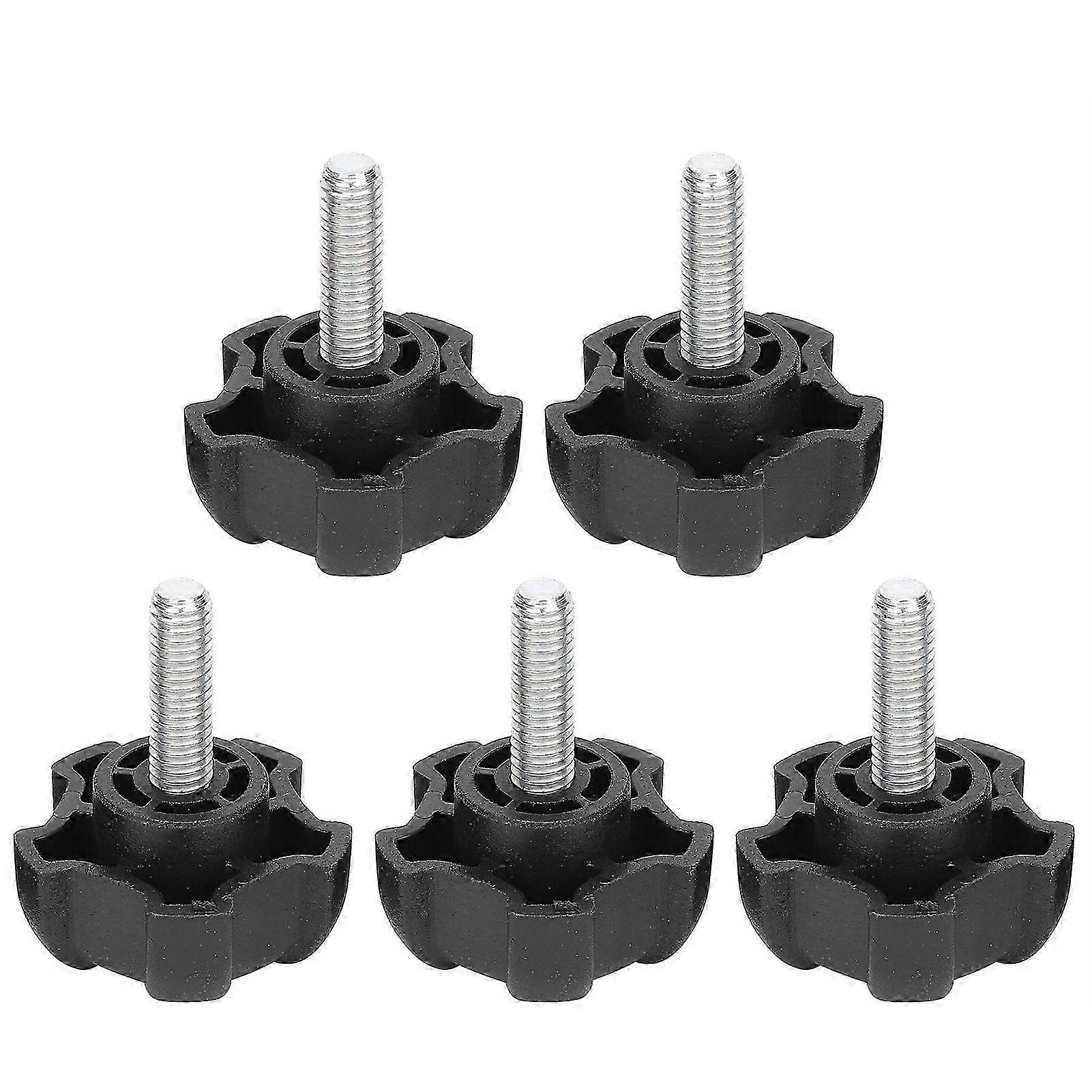 M6 Thread Clamping Knob Star Head Plastic Hand Knobs Tightening Screws for Machine Tool