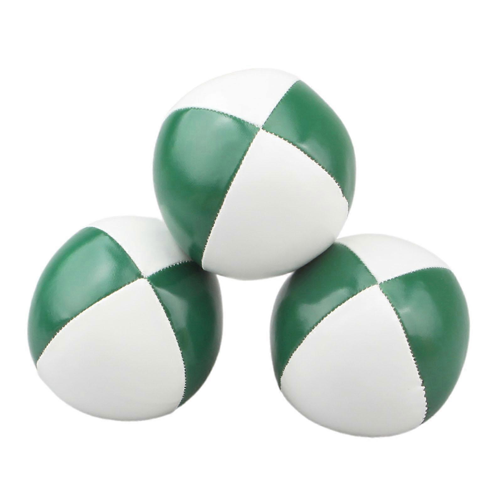 3x Juggling Balls Set Fun Sports Durable Coloured Tricky Prop Soft with Storage