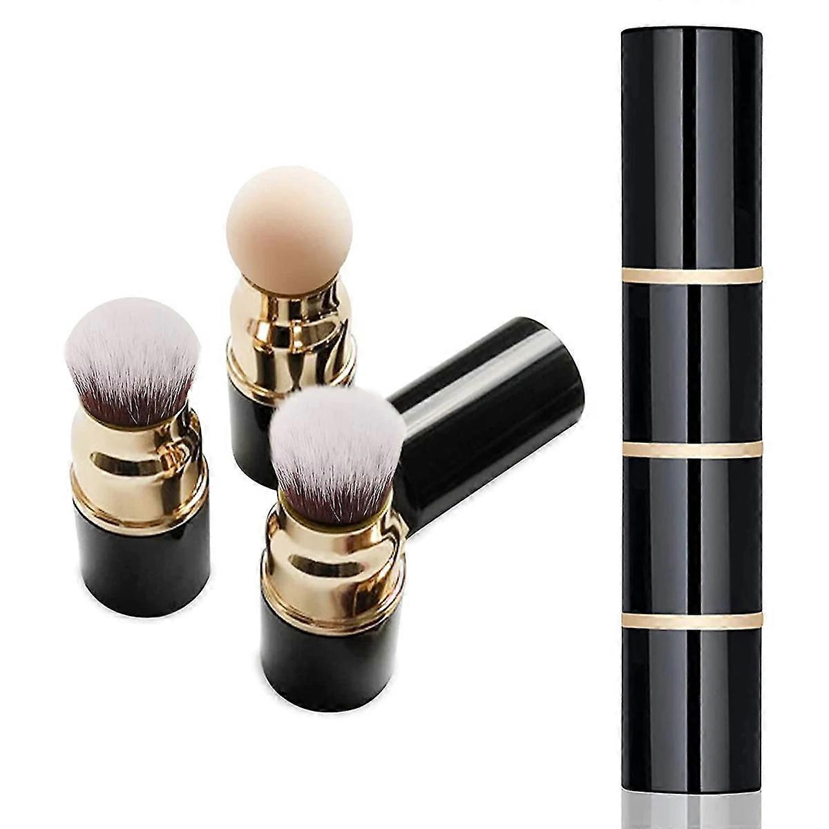 Blush Brush, Retractable Foundation Brushes, Portable Bronzer
