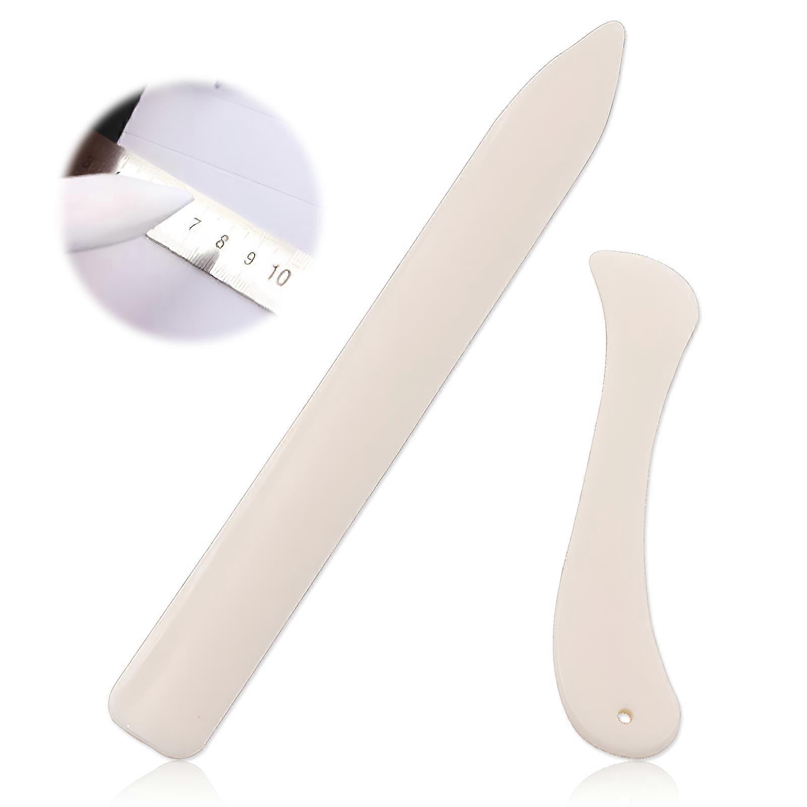 Professional Bone Folder &amp; Paper Creaser, Plastic Material for Durable Use, Scoring Board Tool Assists in Effortless Card Making and Stained