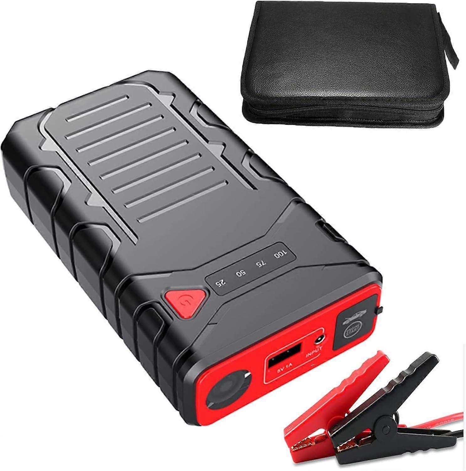 Car Jump Starter, 800Amp Car Battery Booster Jump Starter for Up to 6.0L Gas or 3.0L Diesel Engine,12-Volt Portable Jump Starter Power Pack with Smart