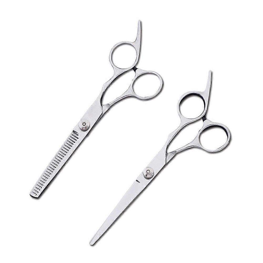 Professional Hair Scissors, Lifetime Warranty, Ergonomic Design, All-In-One Hair Scissors, Semi-Offset Design, For All Ages Including Elderly, Men,