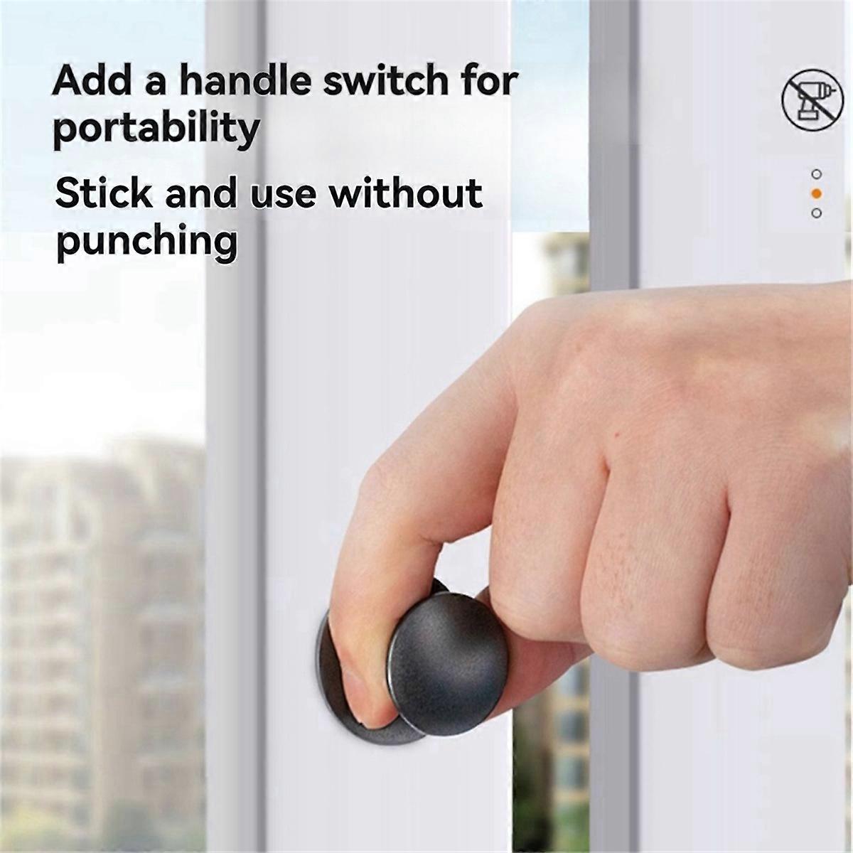 Non-Perforation-Free Dual-Use Wardrobe Handles Bedside Table Desk Cabinet Mini Handles Come with Adhesive Drawer Handles