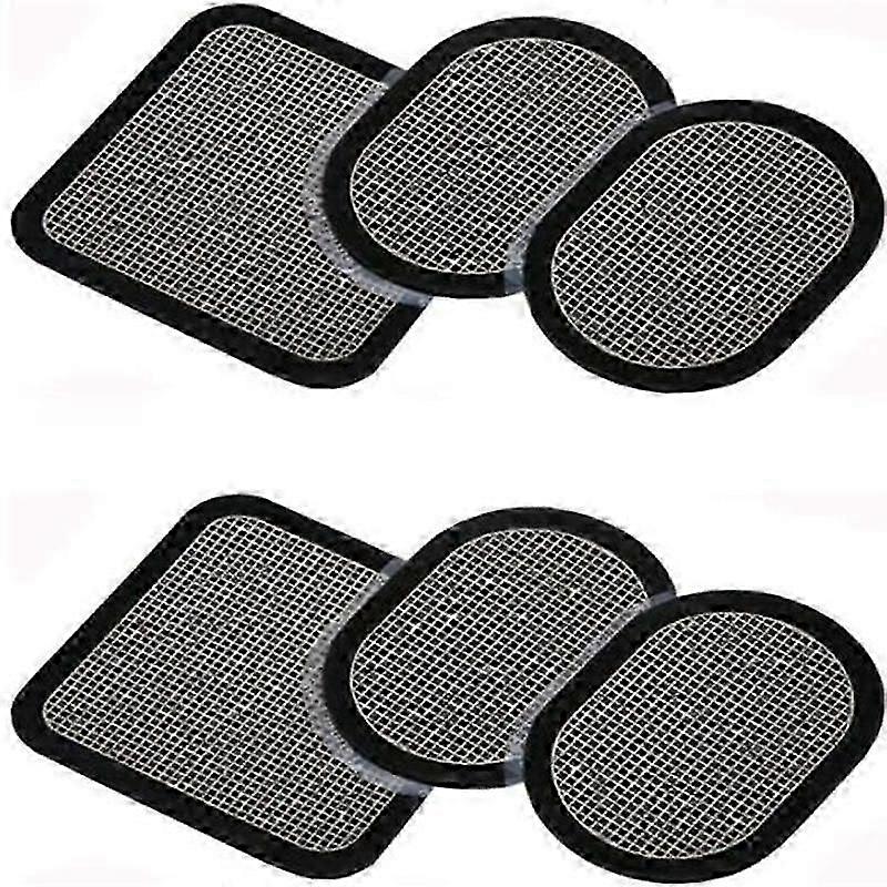 6 Belt Electrodes Compatible with Abs Series 2 set Replacement Electrode for Slendertone Muscle Building Belts
