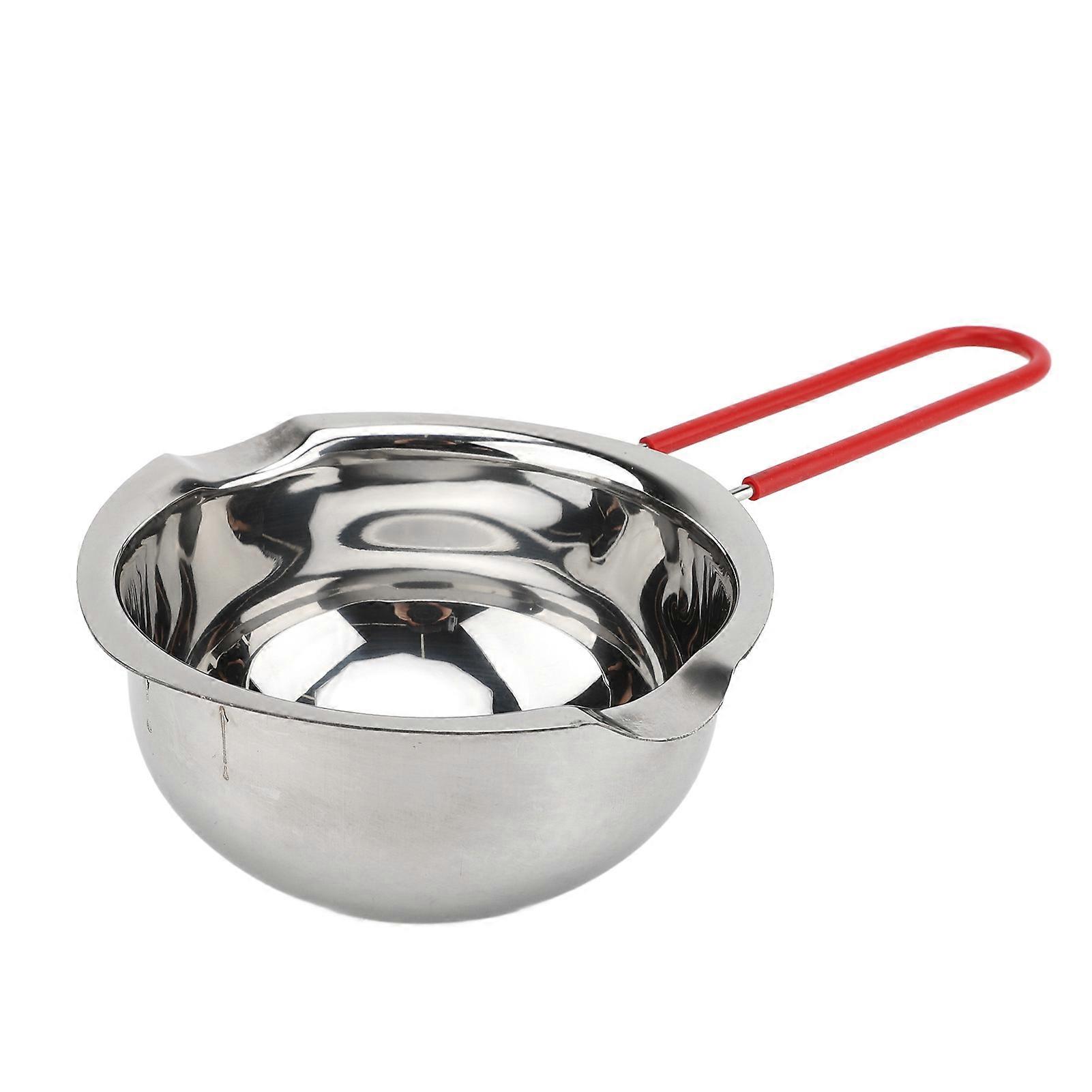 500ml Chocolate Melting Pot 304 Stainless Steel Versatile Melting Pot for Candy Cheese Butter Candle Making