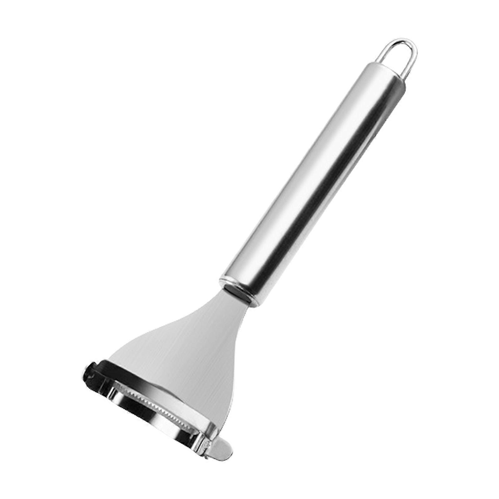 Stainless Steel Corn Peeler With Ergonomic Round Handle For Easily Kernel Removal In Homes Or Outdoor Kitchens