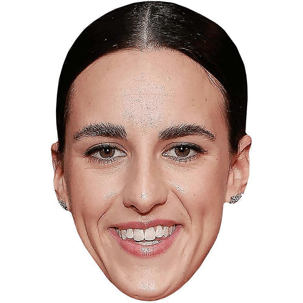 Caitlin Clark (Smile) Celebrity Mask, Flat Card Face