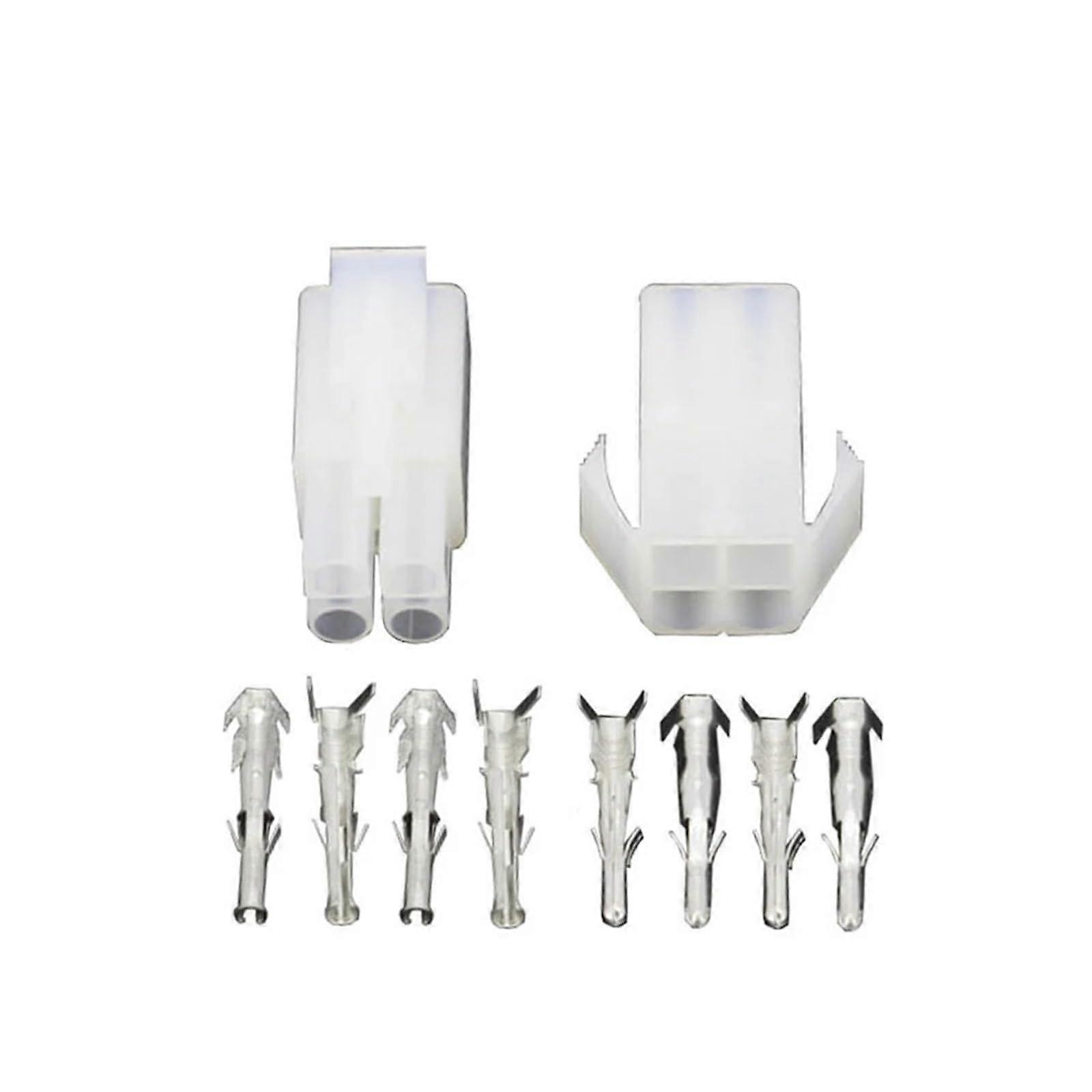 Automotive Electrical Connectors 4 Pin L6.2mm Pitch Male Female Winged Connector 10 Sets for Air Docking Applications