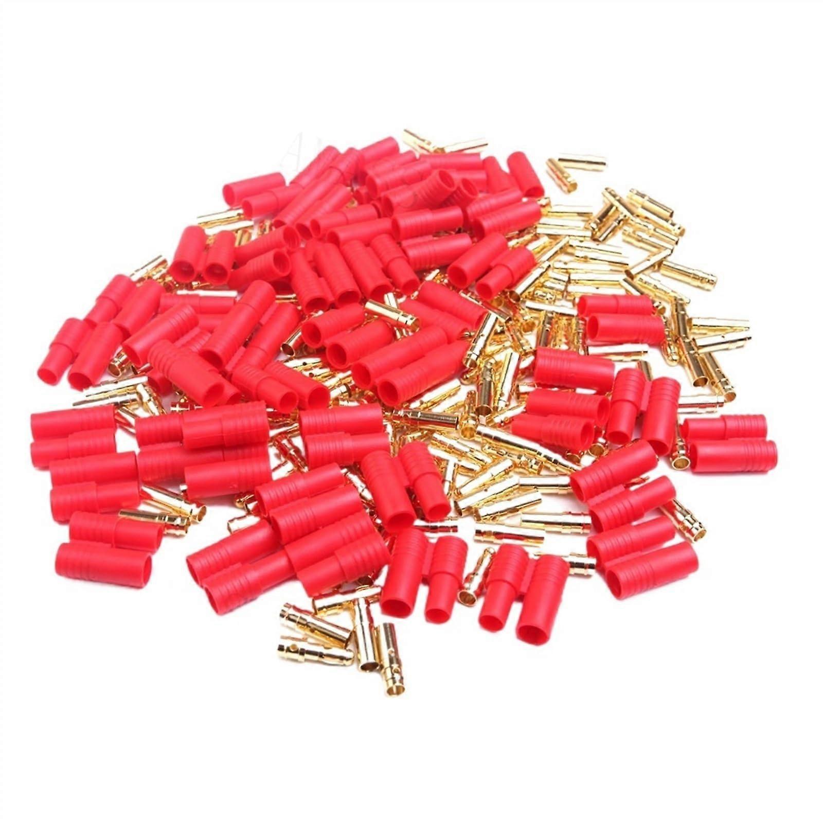 3.5mm Gold Bullet Banana Connector 20pcs with Protective Sleeve for High-Fidelity Audio Connections