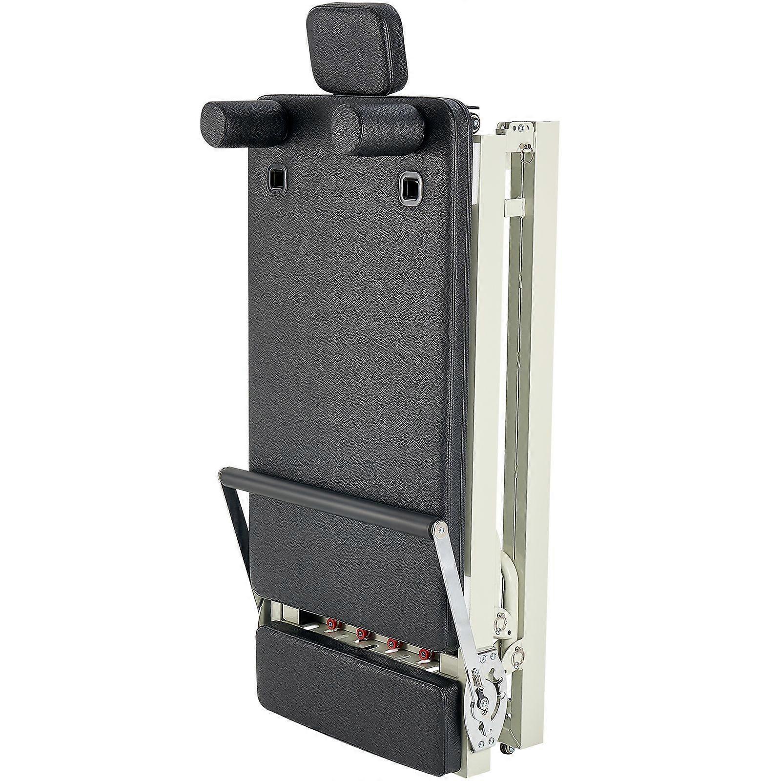 Foldable Pilates Reformer for Home Gym Studio Use, Pilates Bed with Dual Resistance- Spring & Cord, Up to 400 LBS