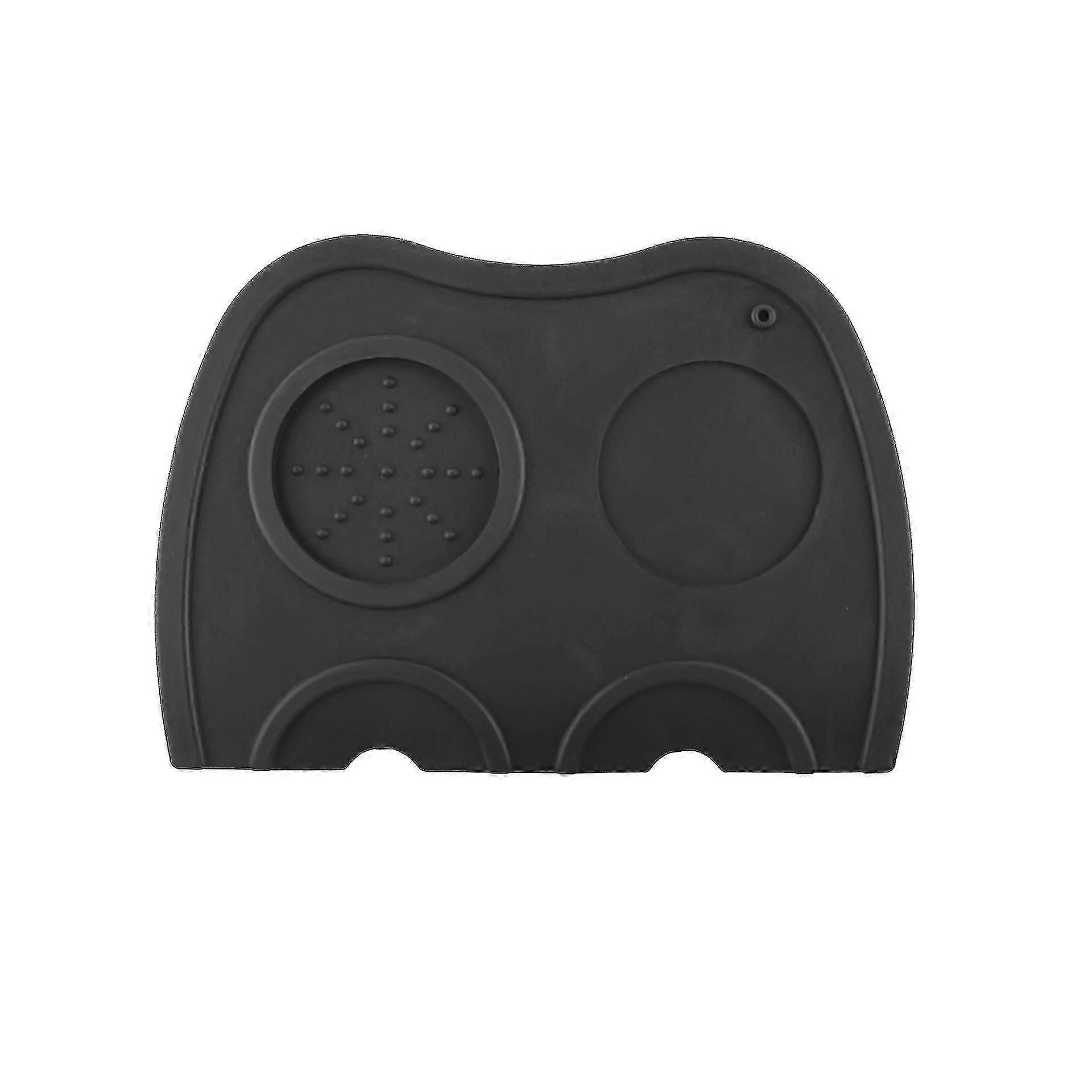 Black Silicone Espresso Tamping Mat (1pc)