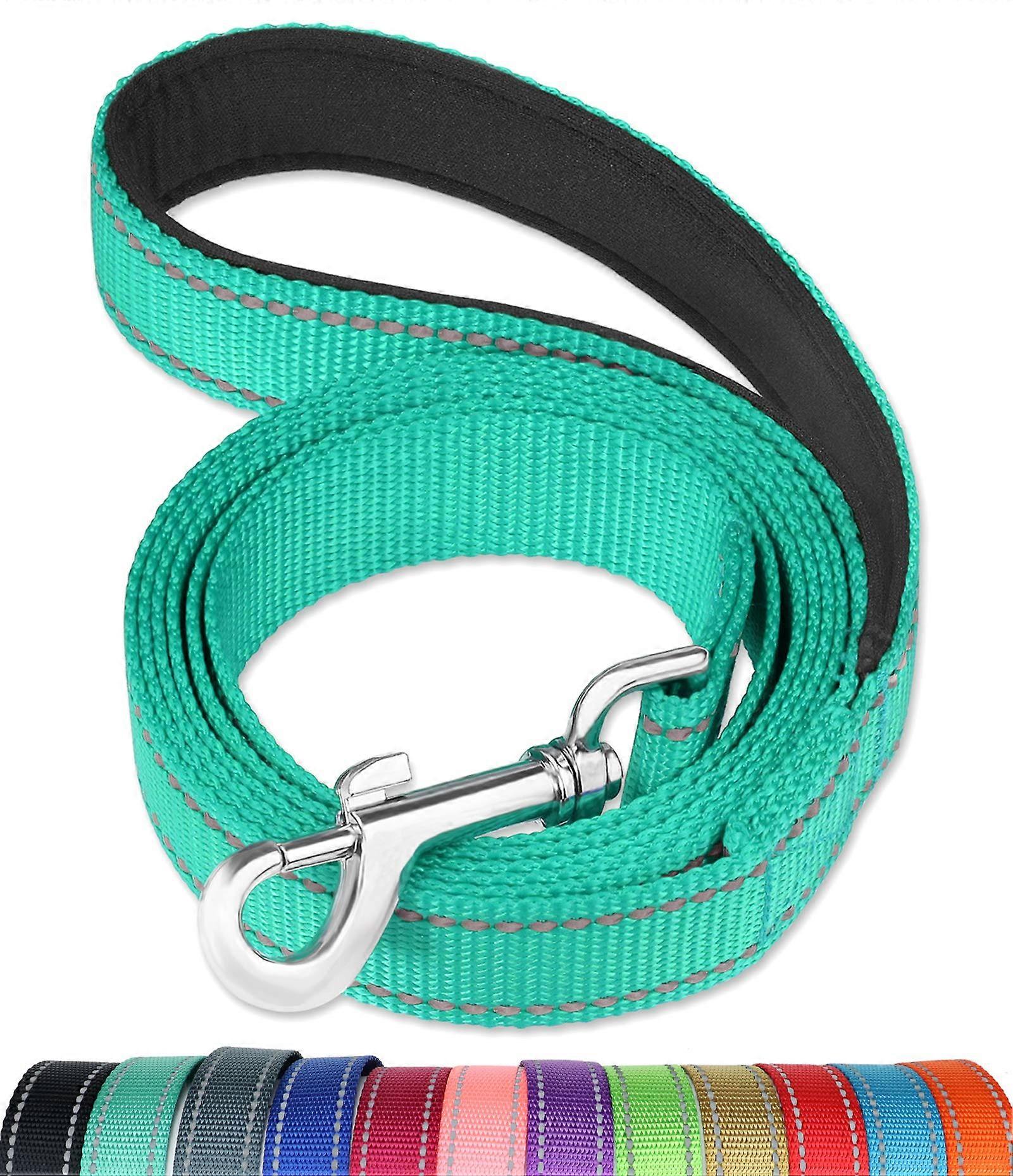 6FT Reflective Dog Collar with Soft Padded Stem for Education and Walking - Ideal for Medium and Small Dogs