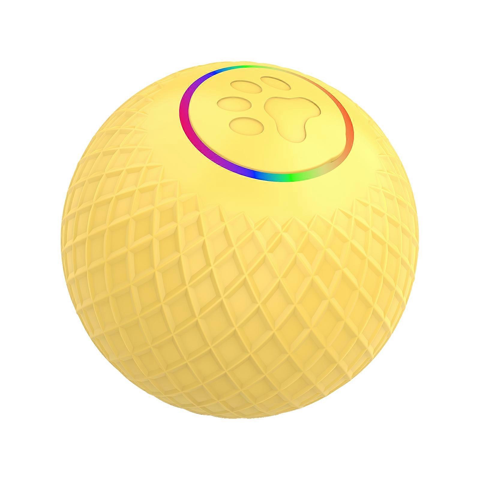 C2 5.5cm Intelligent Auto Pet Toy Cat Training Luminous Ball, No Remote Control
