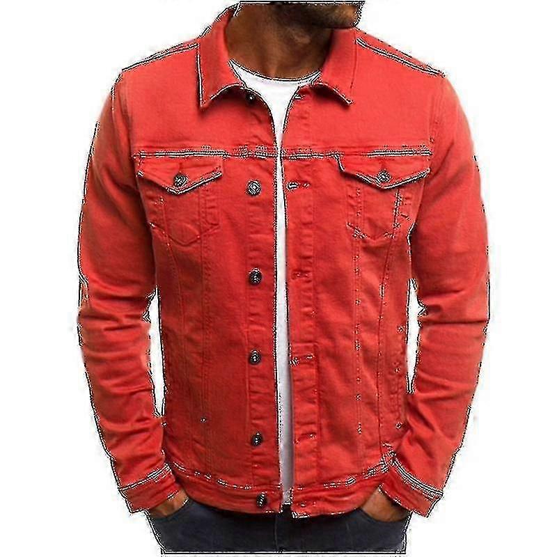 Mens Denim Jeans Jacket Short Im Fit