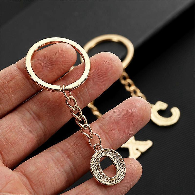 26 Alphabet Keychain Initial Keyrings Accessories Pendant For Purse Backpack Handbag Charms