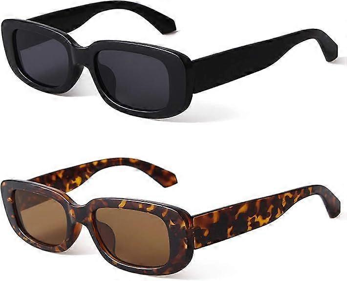 Retro Rectangular Wunglasses for Men and Women