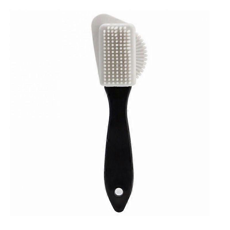 3-Sided Suede Brushed Leather Cleaning Shoe Brush