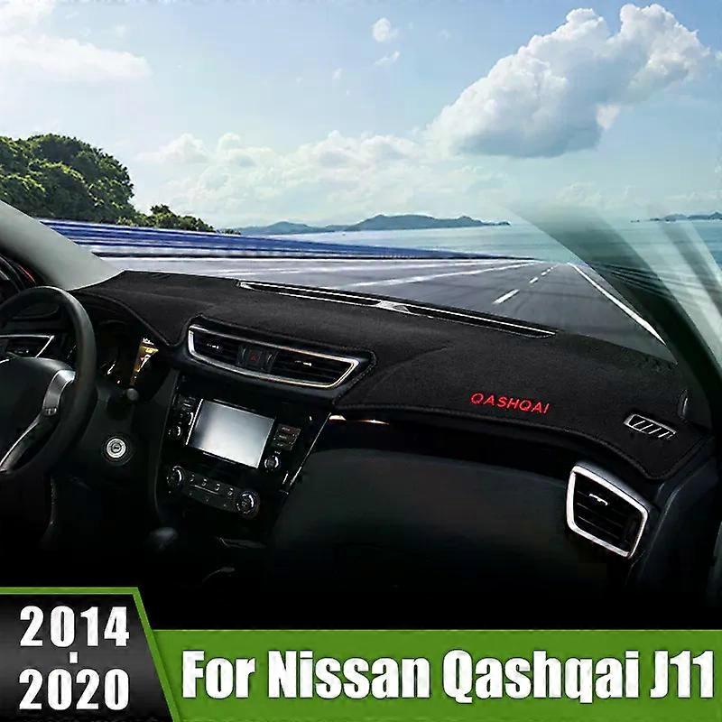 συμβατό με Nissan Qashqai J11 2014, 2015, 2016, 2017, 2018, 2019, 2020 Κάλυμμα ταμπλό αυτοκινήτου Χαλάκια σκίασης ηλίου Αντι-UV θήκη Αντιολισθητικά αξεσουάρ