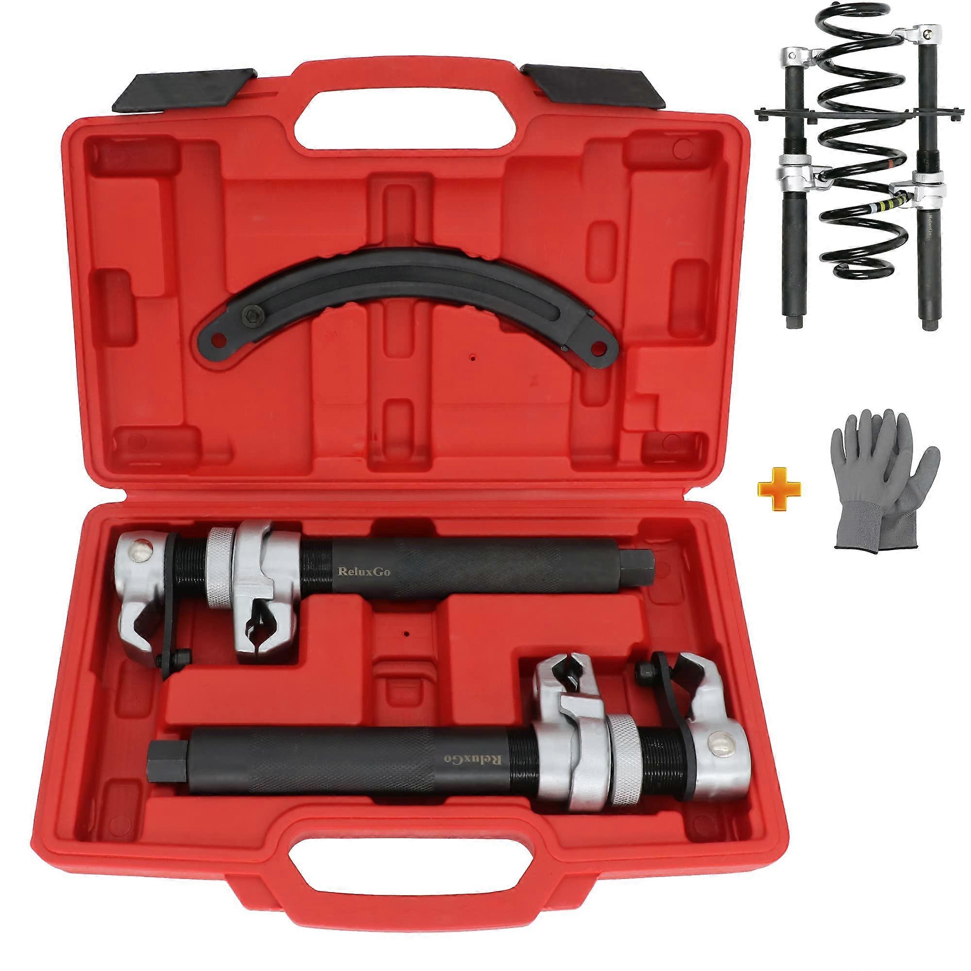 Coil Spring Compressor Tool Set - Heavy Duty 2 Pcs Macpherson Strut Spring Compressor 2200 LB Capacity for Car Truck ATV UTV