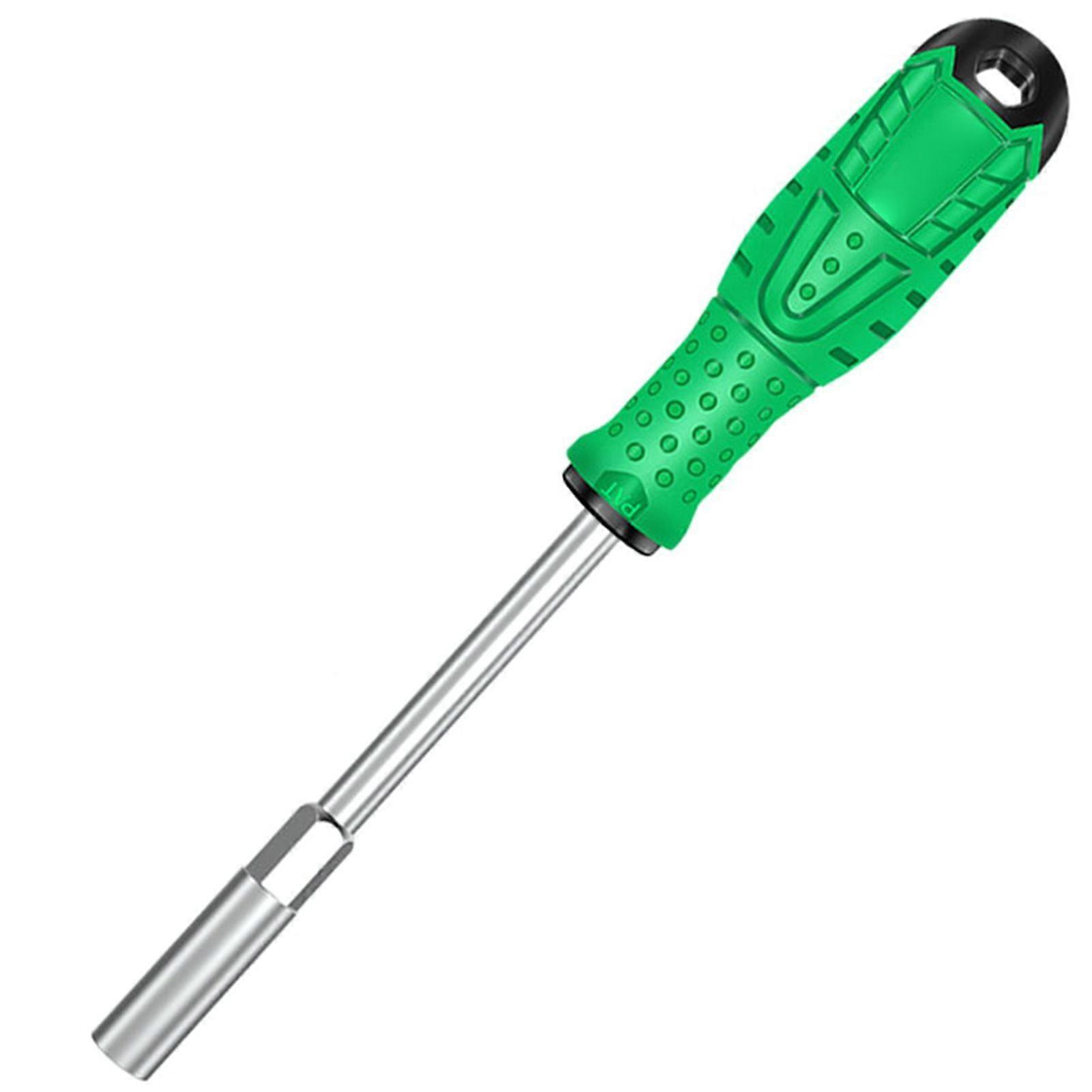 Professional Nut Driver Set 5/6/7/8/11/12mm Socket Wrench with Cushion Grip for Automotive DIY Electronics Repairs