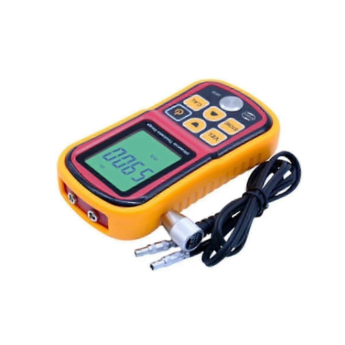 سمك بالموجات فوق الصوتية Gau Gm100 1.2-225mm (فولاذ) الرقمية LCD بالموجات فوق الصوتية سمك متر Er Gau