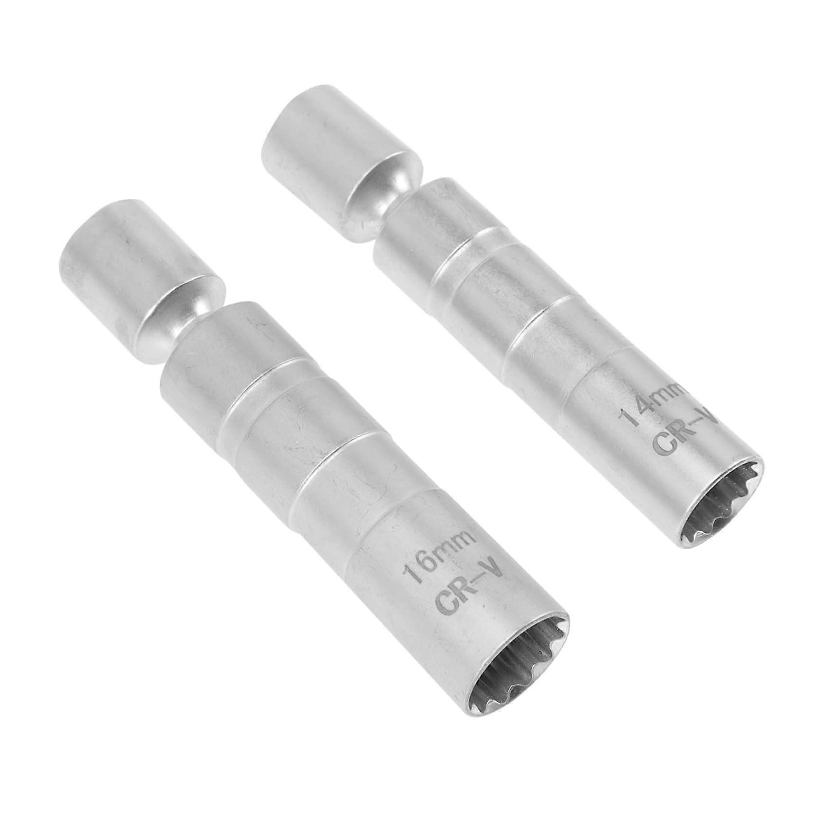 Spark Plug Socket Removal Tool 14mm 16mm Universal Wrench for Ignition Cylinder Compatibility, Easy to Carry Design
