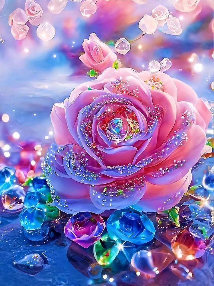 DIY 5D الماس اللوحة كريستال روز الصليب التطريز مجموعة كاملة جولة مربع الماس التطريز روز فسيفساء صورة نمط الديكور 359