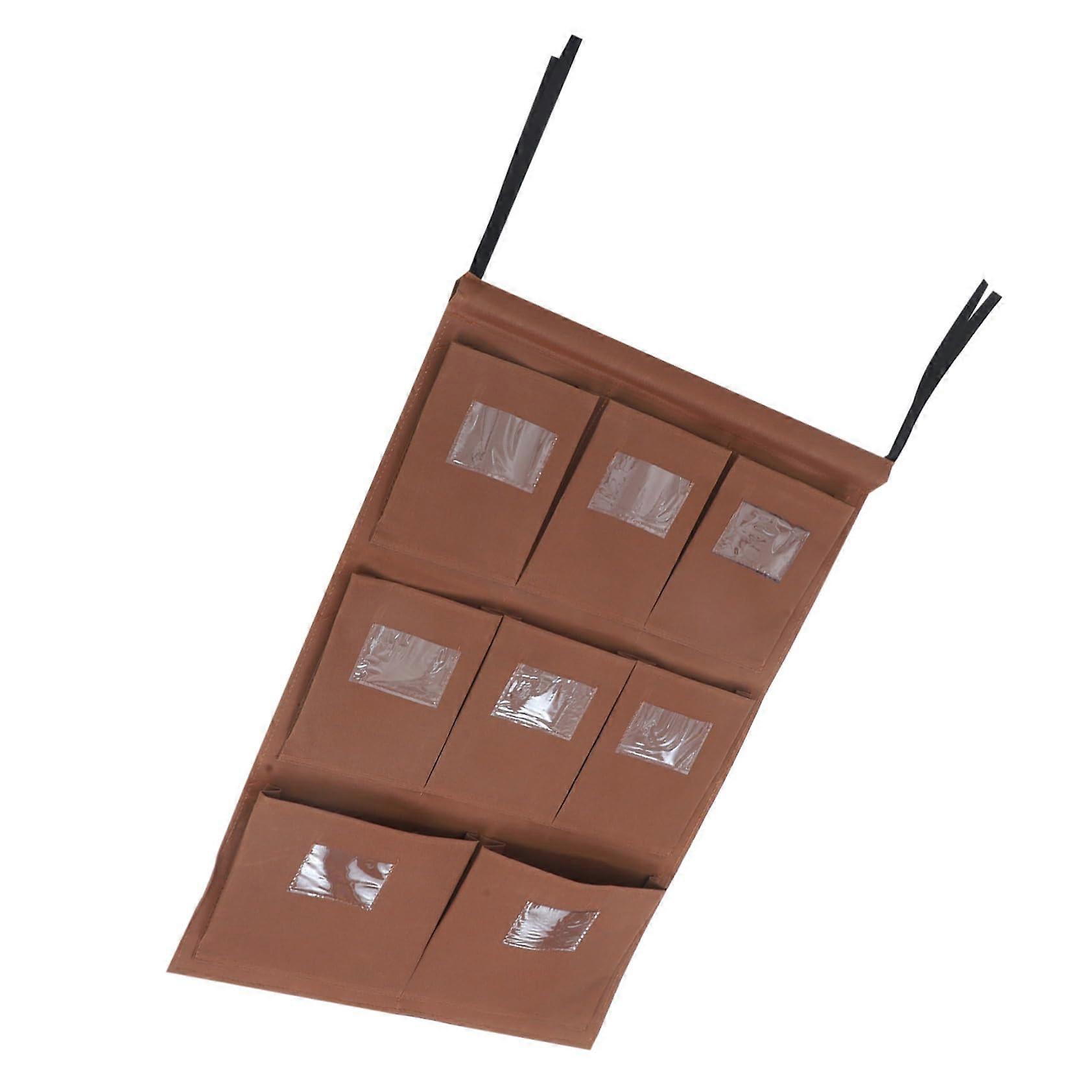 Wheeled Cleaning Cart with Capacity Hanging Storage Bags for Efficient Cleaning Supplies Organization