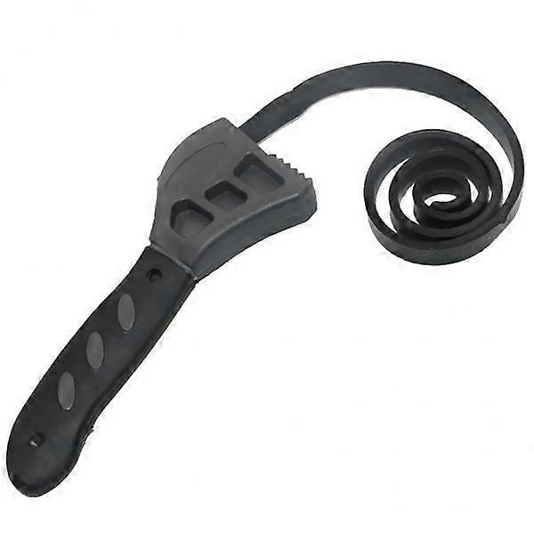 2xMultifunctional Adjustable Car Rubber Strap Oil Wrench Spanner Tool