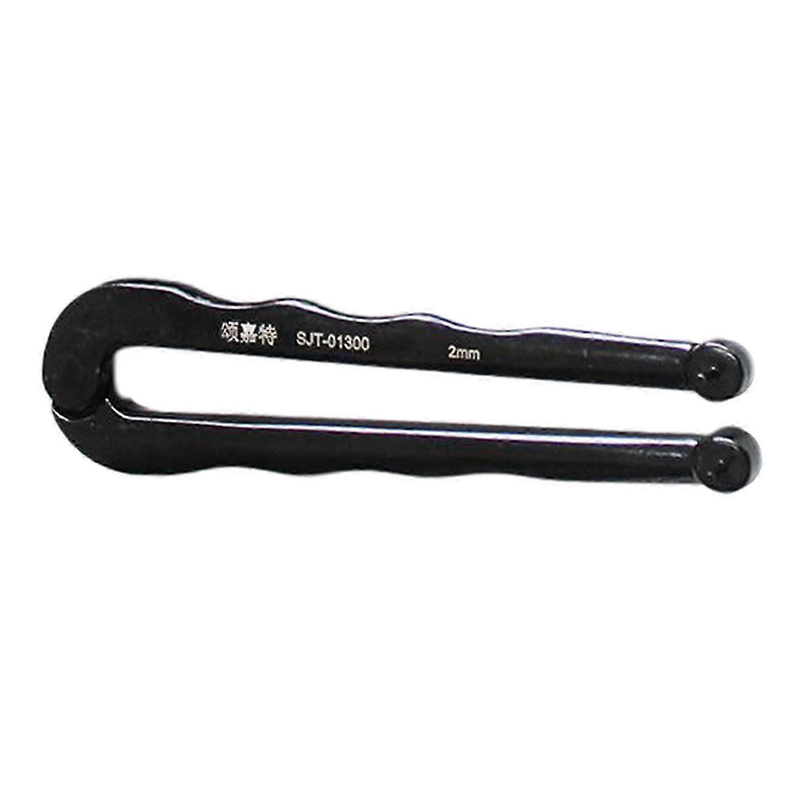 Black Finish Steel Adjustable Face Spanner Wrench Pin Plier Round Nut 3mm .