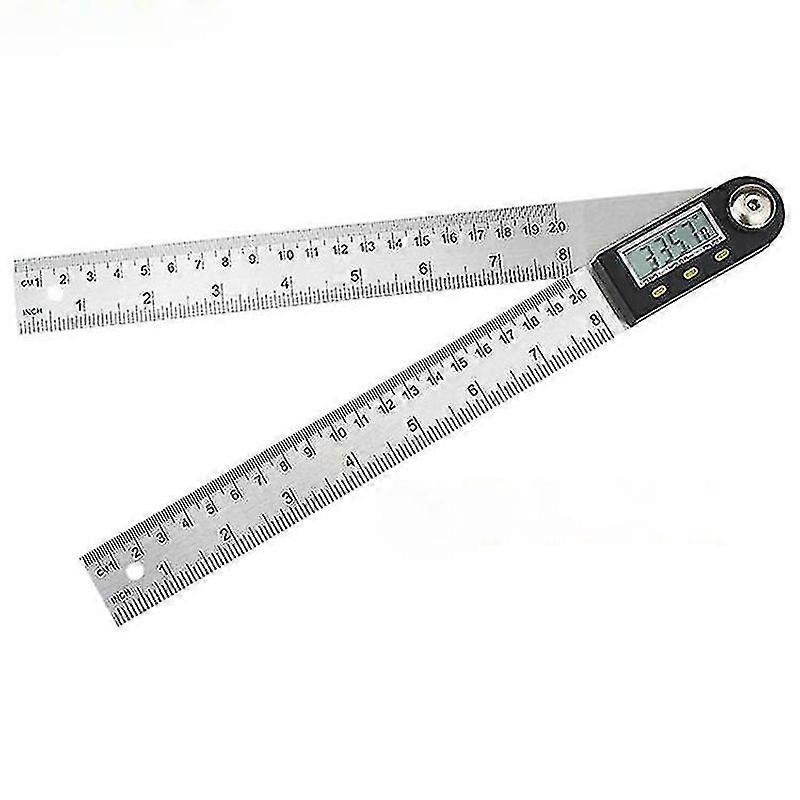 Lebanghui Digital Protractor Angle Ruler Stainless Steel Woodworking Angle Ruler Measuring Tool 200/300/500mm