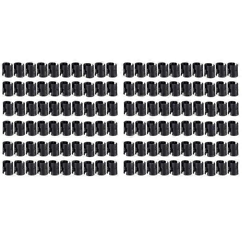 60 对金属丝搁架搁板锁夹，用于 1 英寸后搁架套筒更换金属丝架