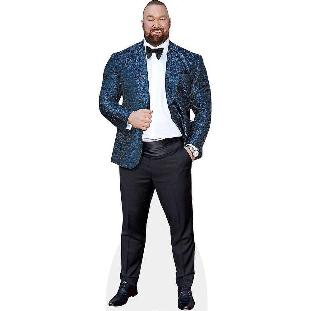 Hafthor Bjornsson (Bow Tie) Cardboard Cutout (lifesize OR mini size). Standee. Stand Up.