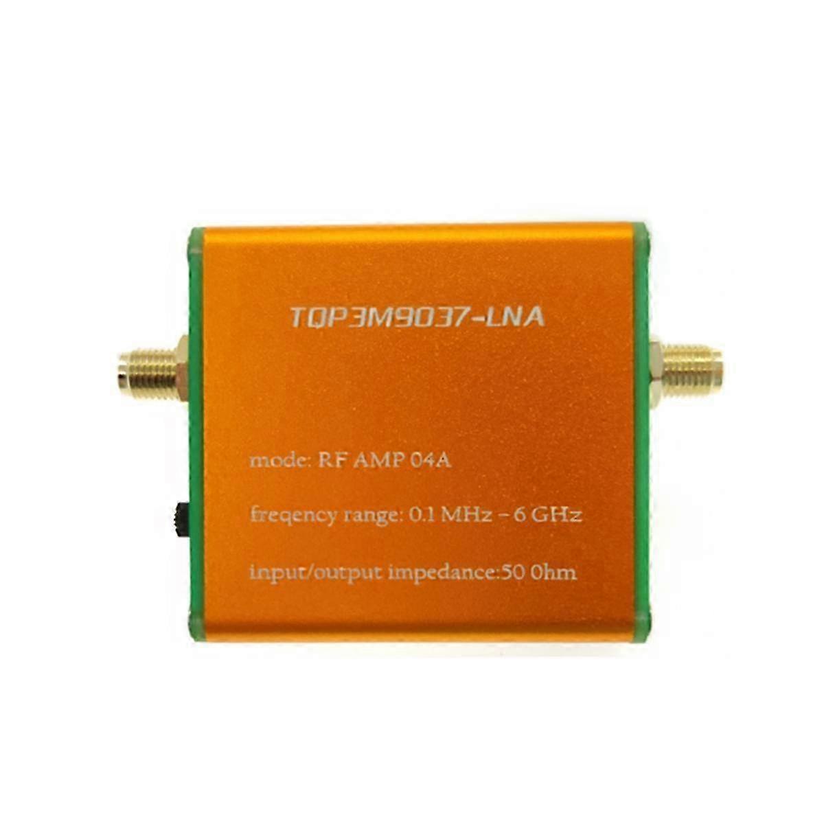 100K-6GHz Full-Band Amplifier Preamplifier High Linearity Ultra-Low Noise Gain Amplifier(with Batte
