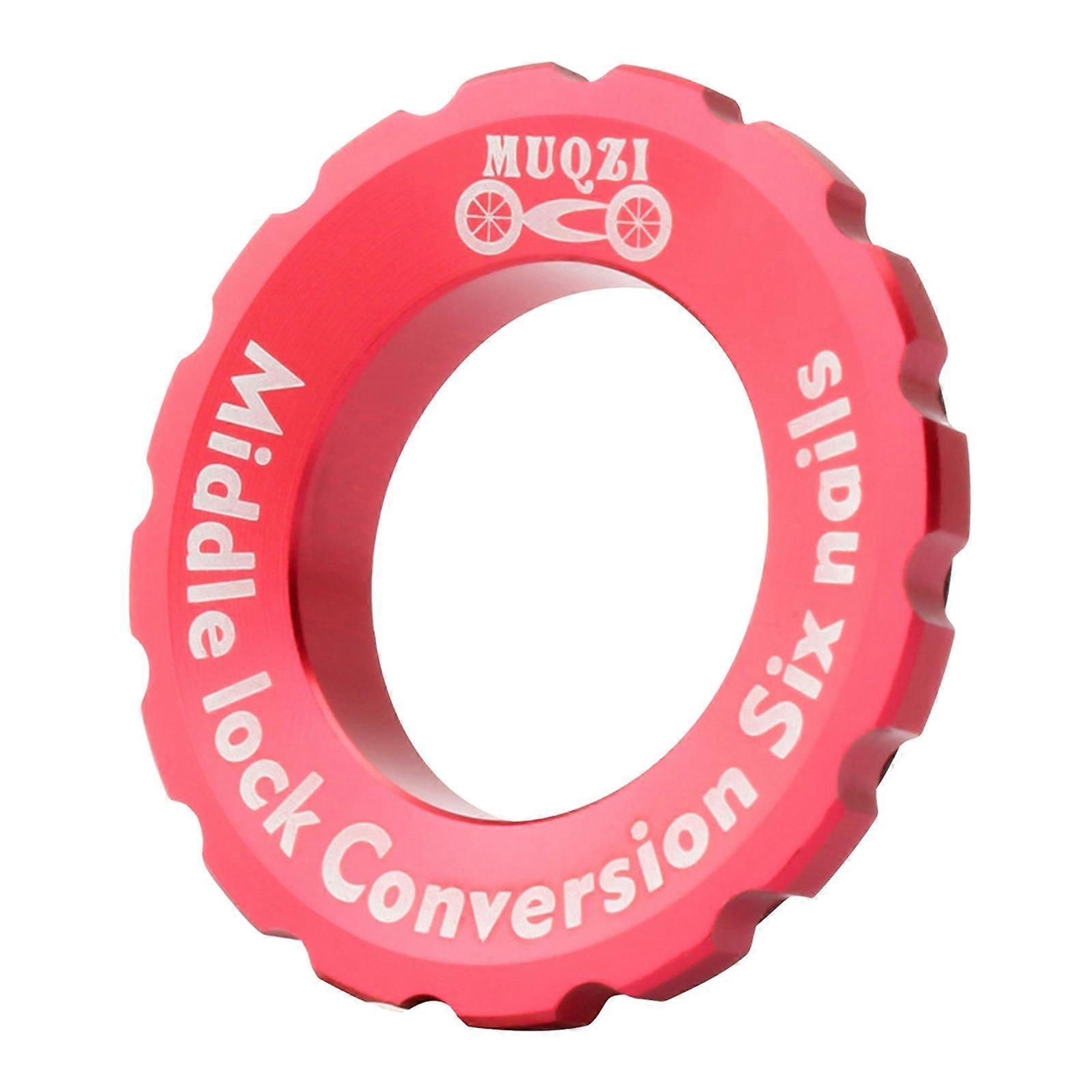 Alloy Lock, Bicycle Hub Cover 12/15/20mm Barrel Shaft Disc Rotor Convert to 6