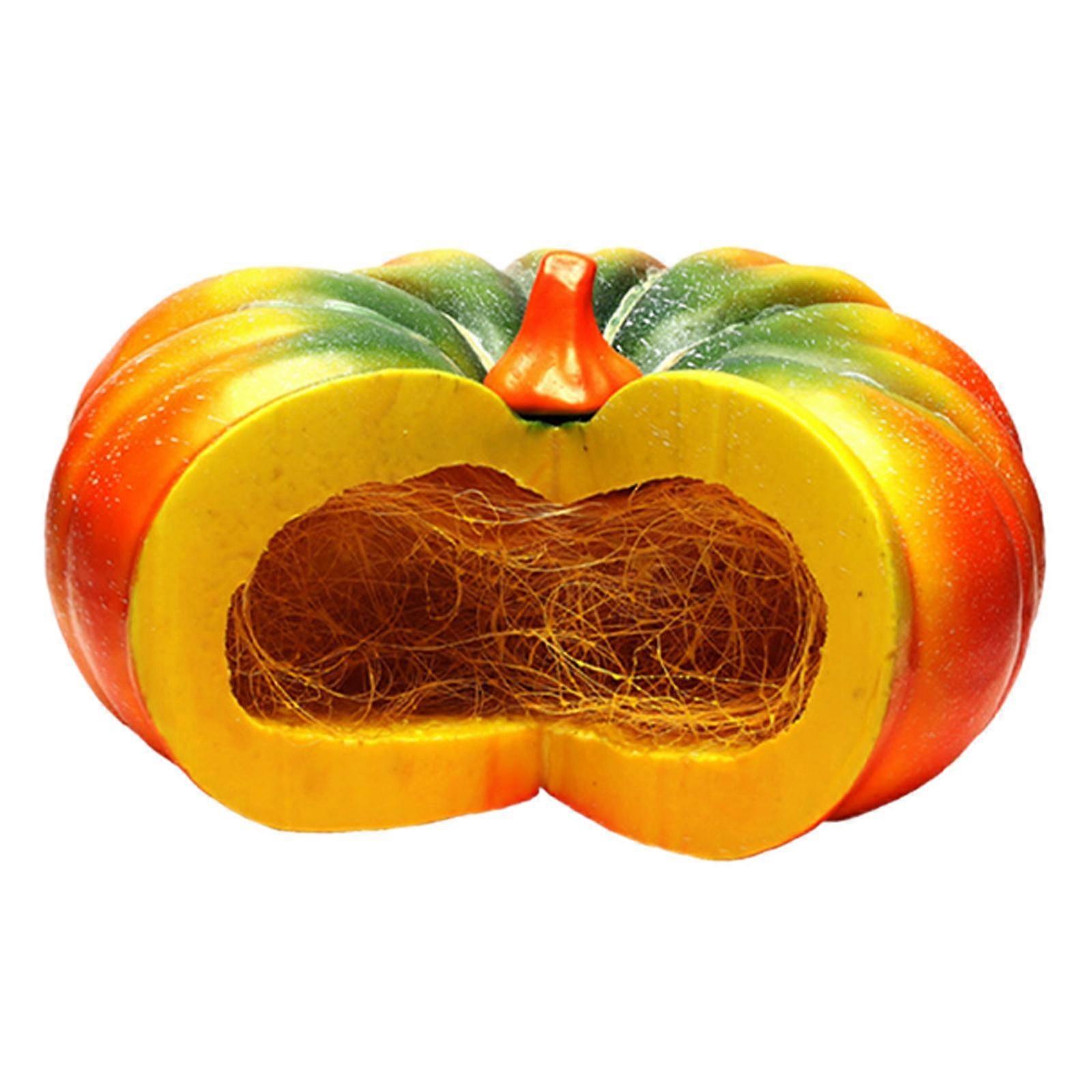 Artificial Fall Autumn Pumpkin Vegetable Props Halloween Decoration Sturdy for