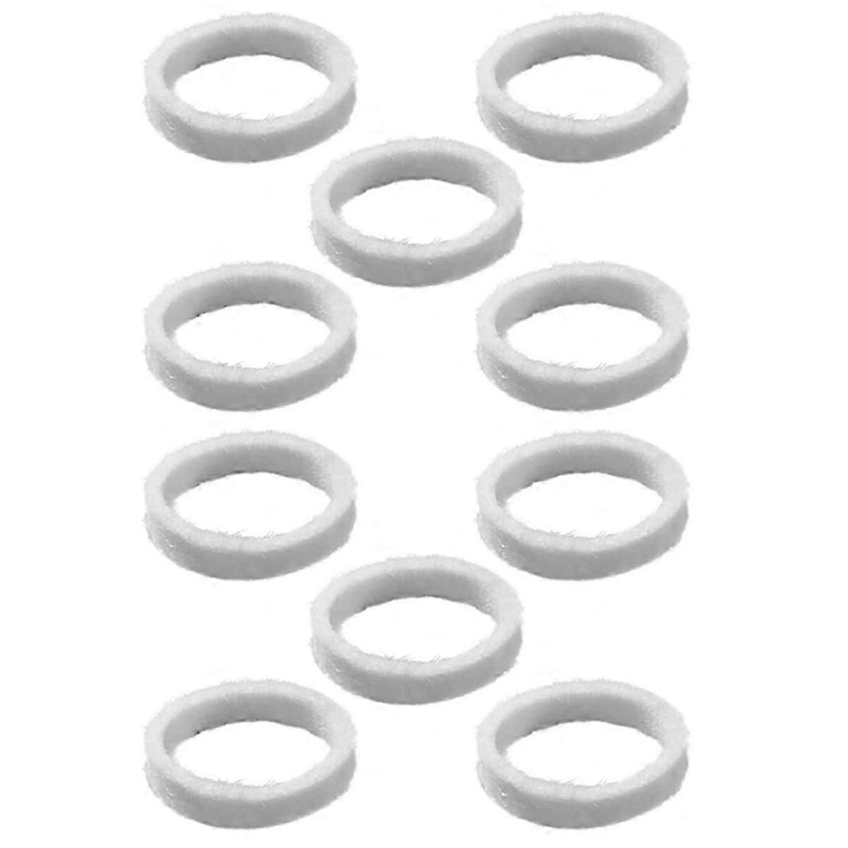 10pcs Felt Washer Replacement for Breville Espresso BES870 Felt Washer Lower Burr Wool Ring for Clea