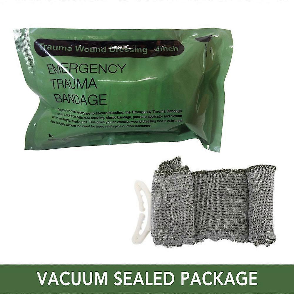 4'' / 6'' israelsk nødtraumebandage turnering udendørs elastisk sårforbinding førstehjælpsbandage