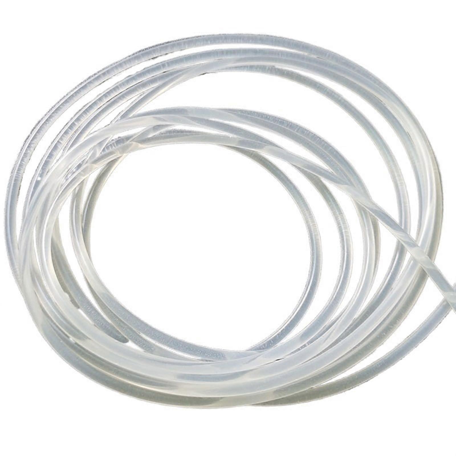 Weather Solid Silicone Rubber Strip, Round 4mm, 10M NonSlip