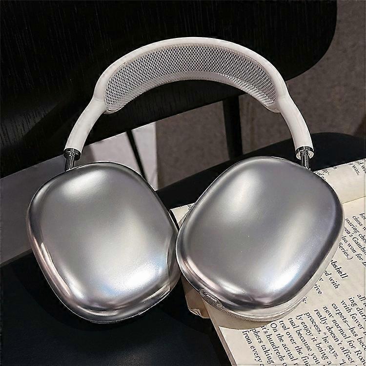 Compatible For AirPods Max 1 Pair Electroplating TPU Earmuff Shell Headphone Protective Cover