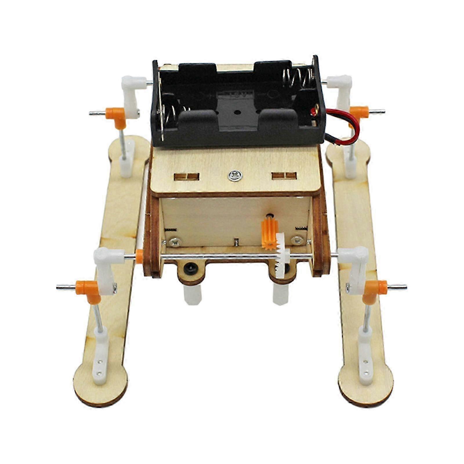 Educational Robot Kit for Science Experiment Projects, Wooden Construction Set for Kids, Perfect Christmas Gift for Young Scientists and Woo