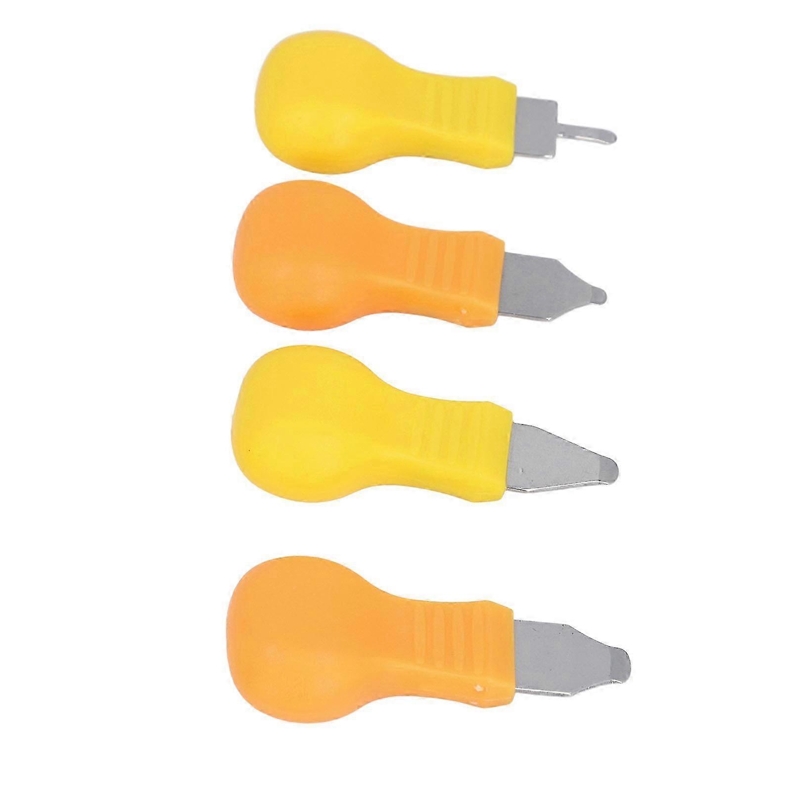 4Pcs Watch Back Case Cover Opener Pry Tools for Battery Replacement and Repair Maintenance Suitable for Various Watch Brands